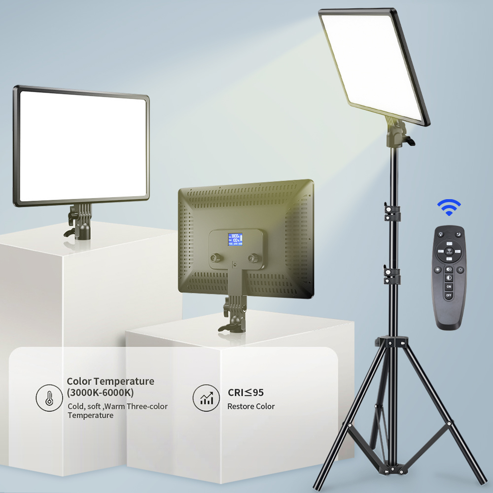 Photography Lighting Continuous - 10/14inch LED Video Light Panel Bi-Color