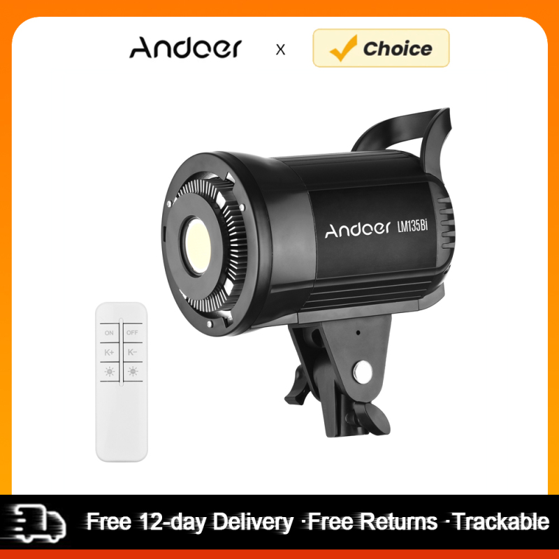 Photography Lighting Continuous - Andoer LM135Bi Portable LED Photography Fill