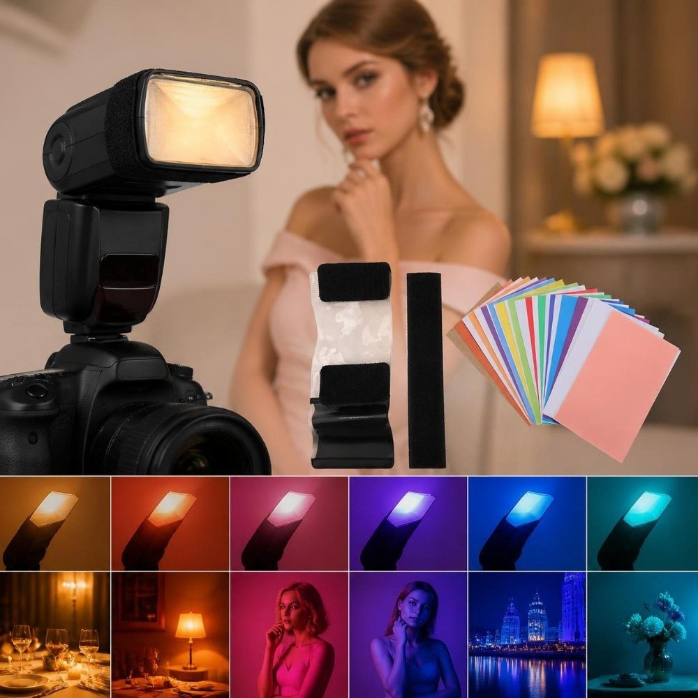 Photography Lighting Design - 2set 12 Colors Color Correction Gel