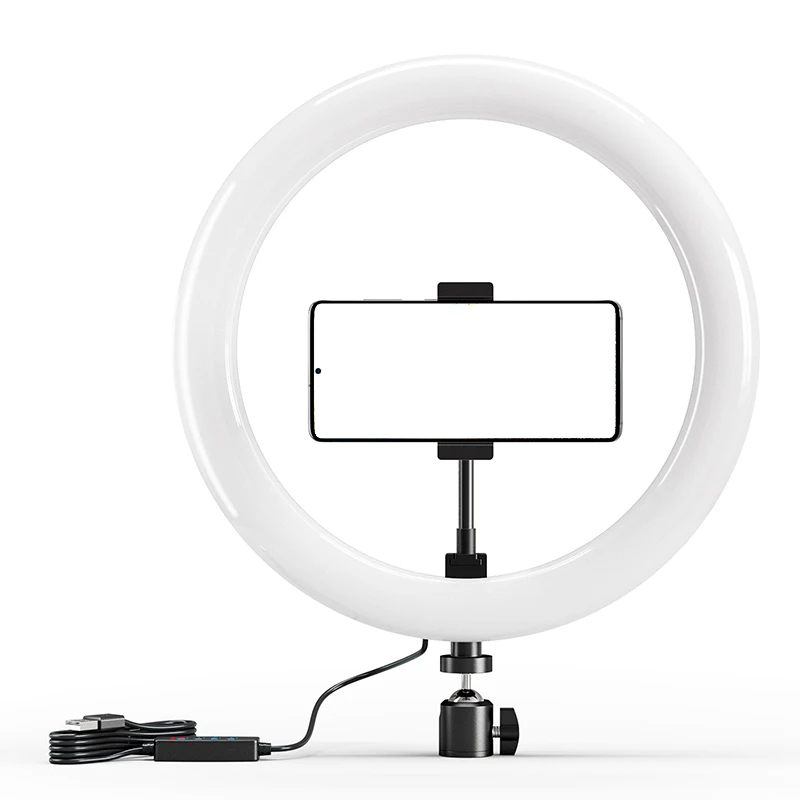 Photography Lighting Continuous - 10 inch LED Selfie Ring Light
