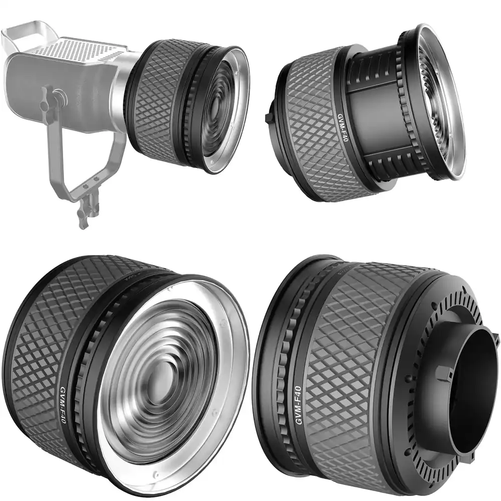 GVM Official F40 Fresnel Lens  - огляд і ціна Photography Lighting Design