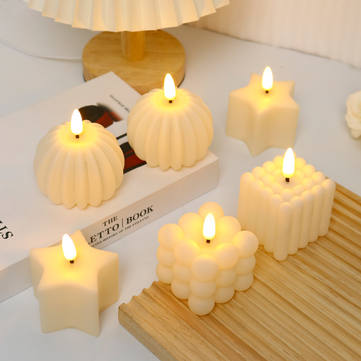 Led Candle  Cube for Wedding,  - огляд і ціна Photography And Lighting