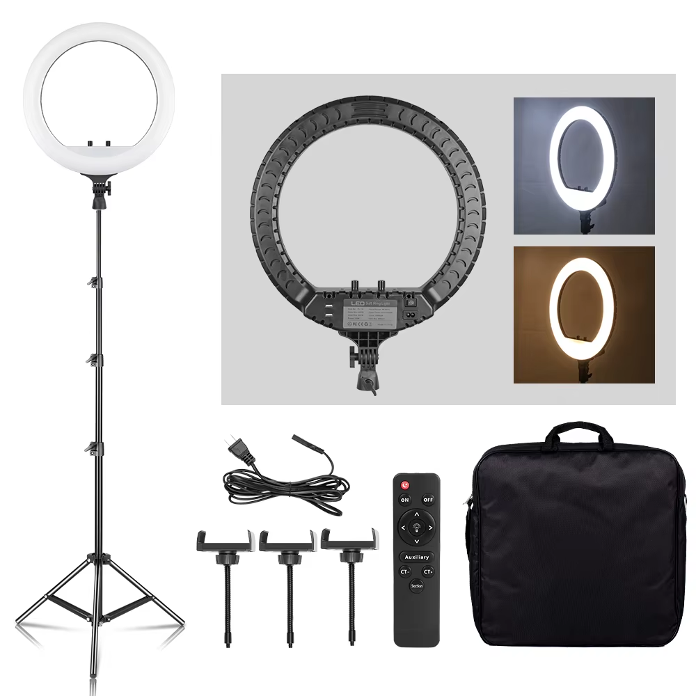 SH 18 Inch Knob Ring Light LED - огляд і ціна Photography Lighting Continuous
