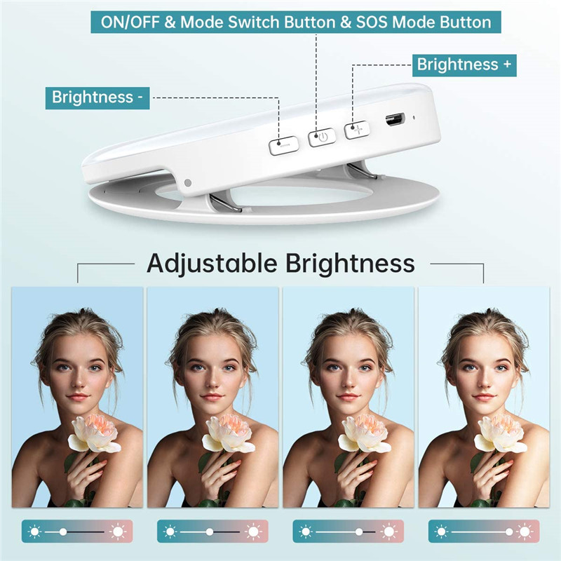 Portable LED Clip Ring Light 4 - огляд і ціна Photography Lighting Overhead