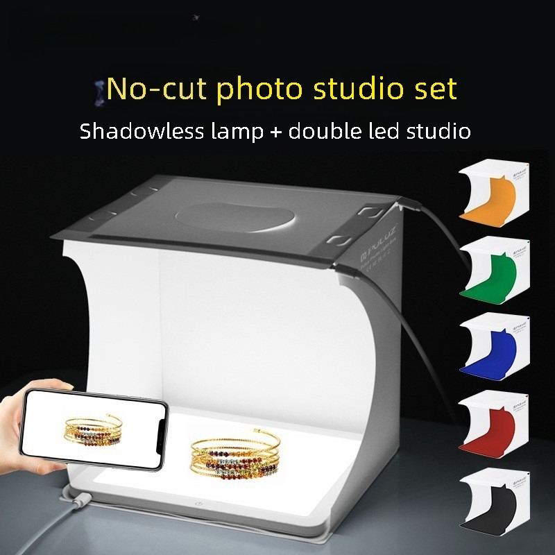 2‑in‑1 20cm Mini Led Photo Lig - огляд і ціна Photography Lighting No Shadows