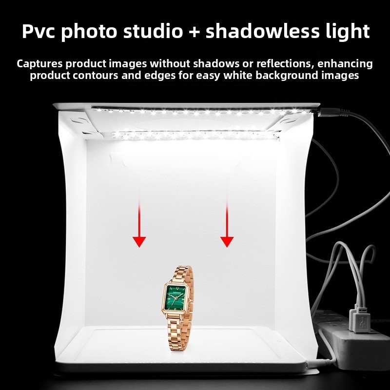 2‑in‑1 20cm Mini Led Photo Lig - огляд і ціна Photography Lighting No Shadows
