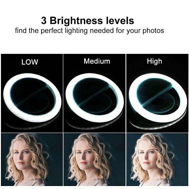 LED Selfie Ring Light 3 Level  - огляд і ціна Photography Lighting Continuous