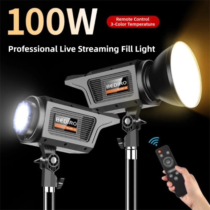 100W Studio Flash Light Bowens - огляд і ціна Photography Lighting Continuous