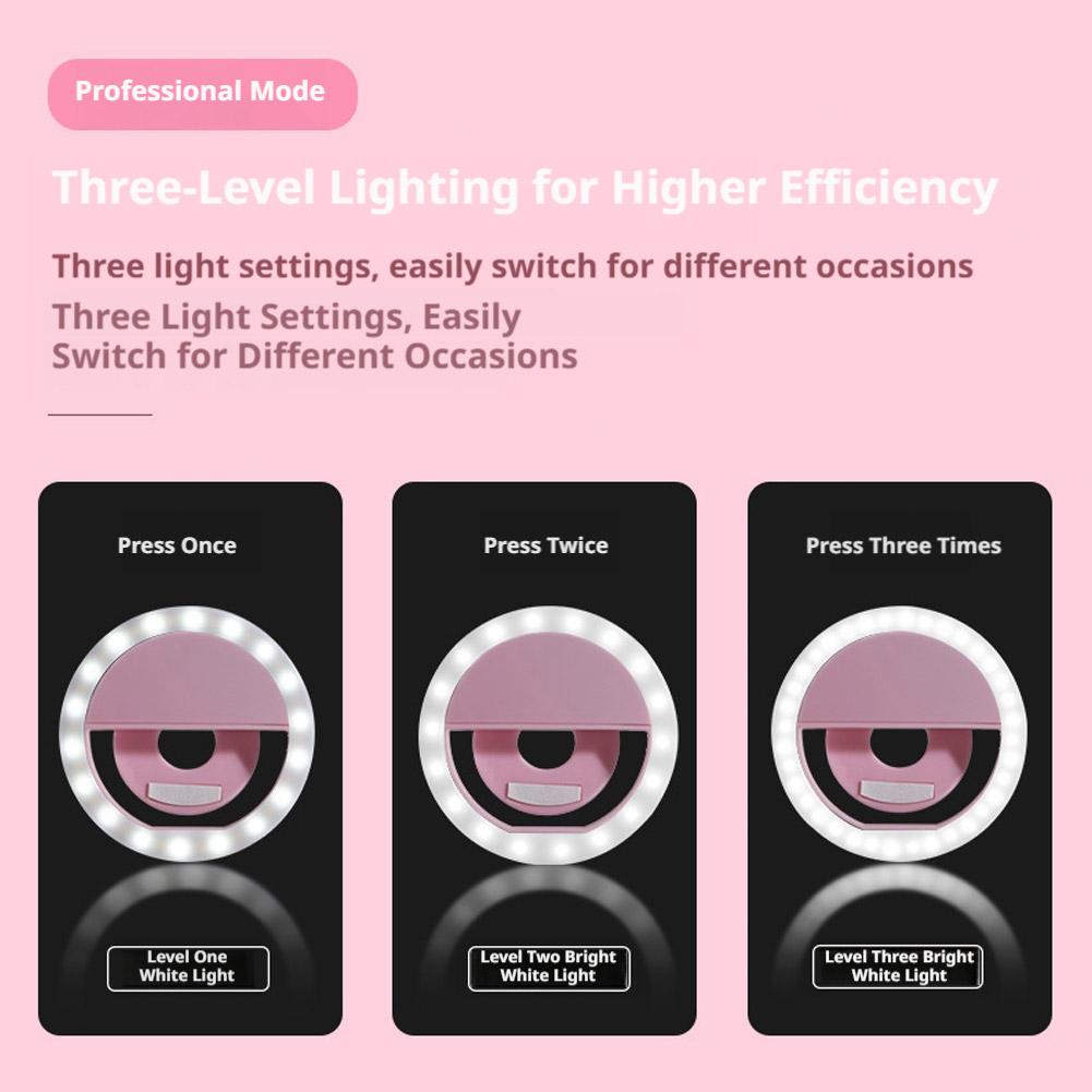 Clip On Selfie Ring Light Rech - огляд і ціна Photography Lighting Continuous