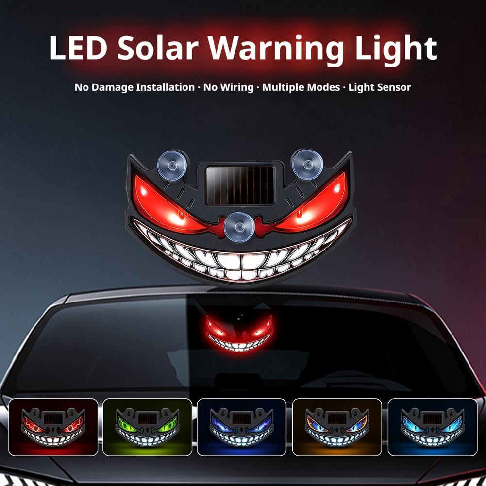 Solar Devil Eye Car LED Decor  - огляд і ціна Interior Photography Lighting