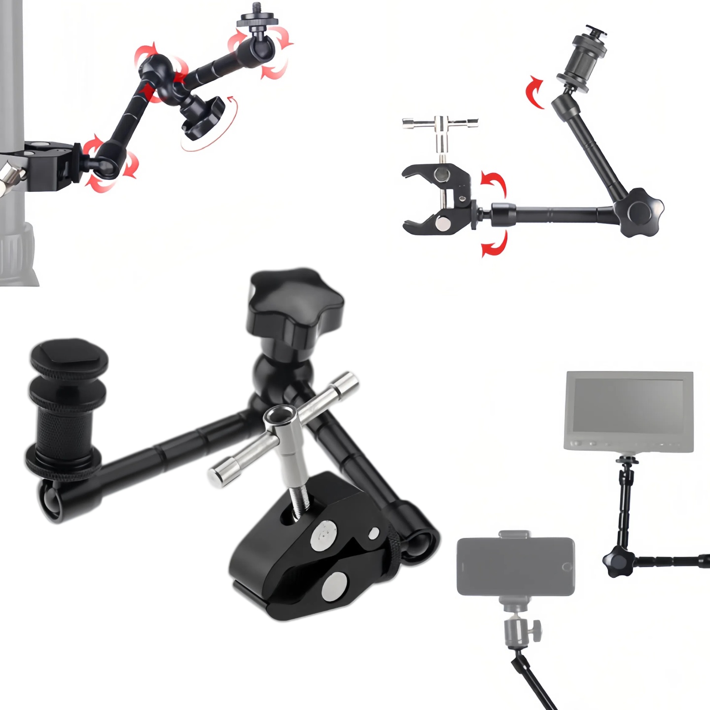 7 inch or 11 inch Articulating - огляд і ціна Photography Lighting Continuous