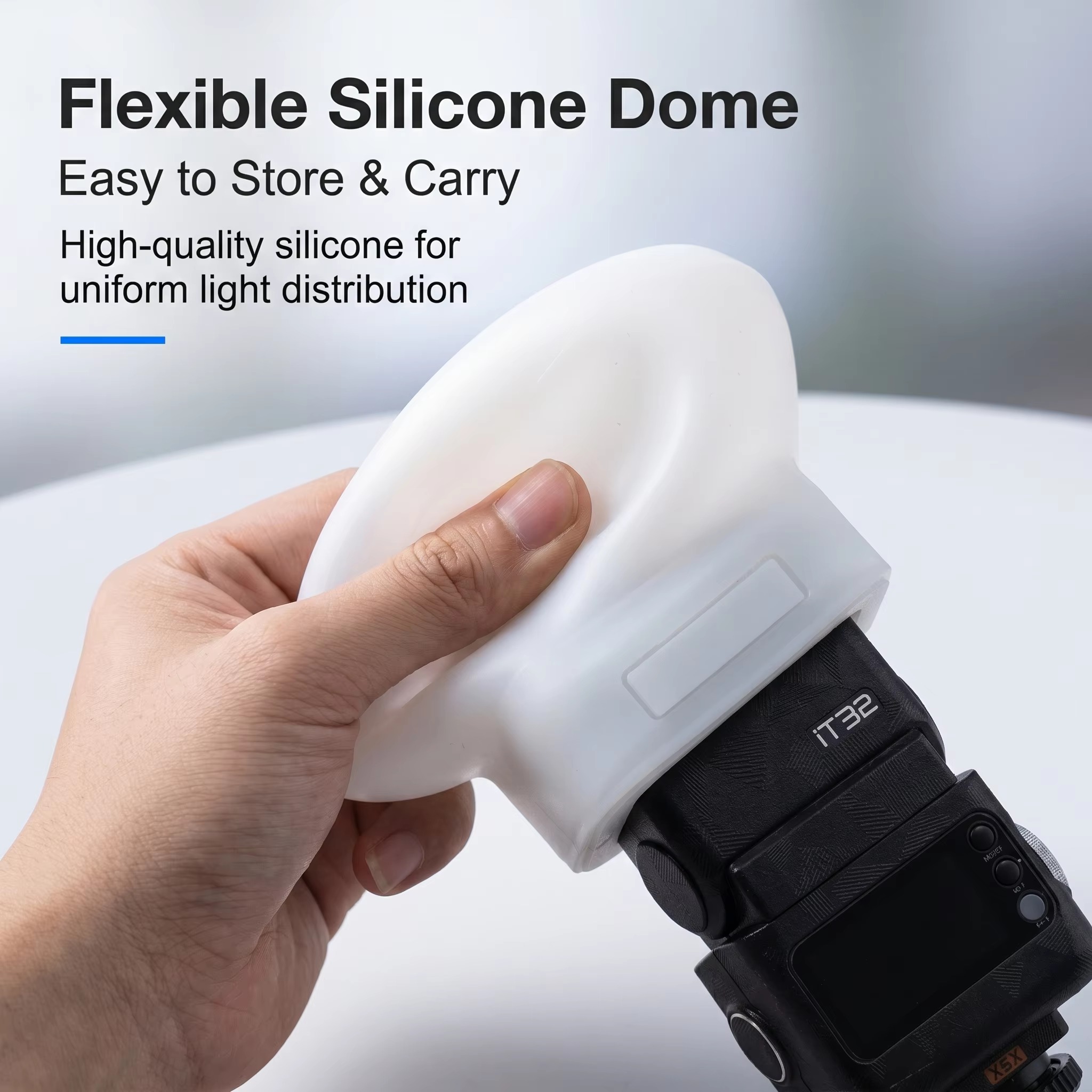 Silicone Flash Diffuser Cover  - огляд і ціна Photography Lighting No Shadows