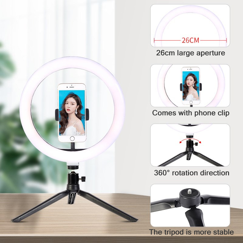 26cm 10 inch Led Ring Selfie L - огляд і ціна Photography Lighting Overhead