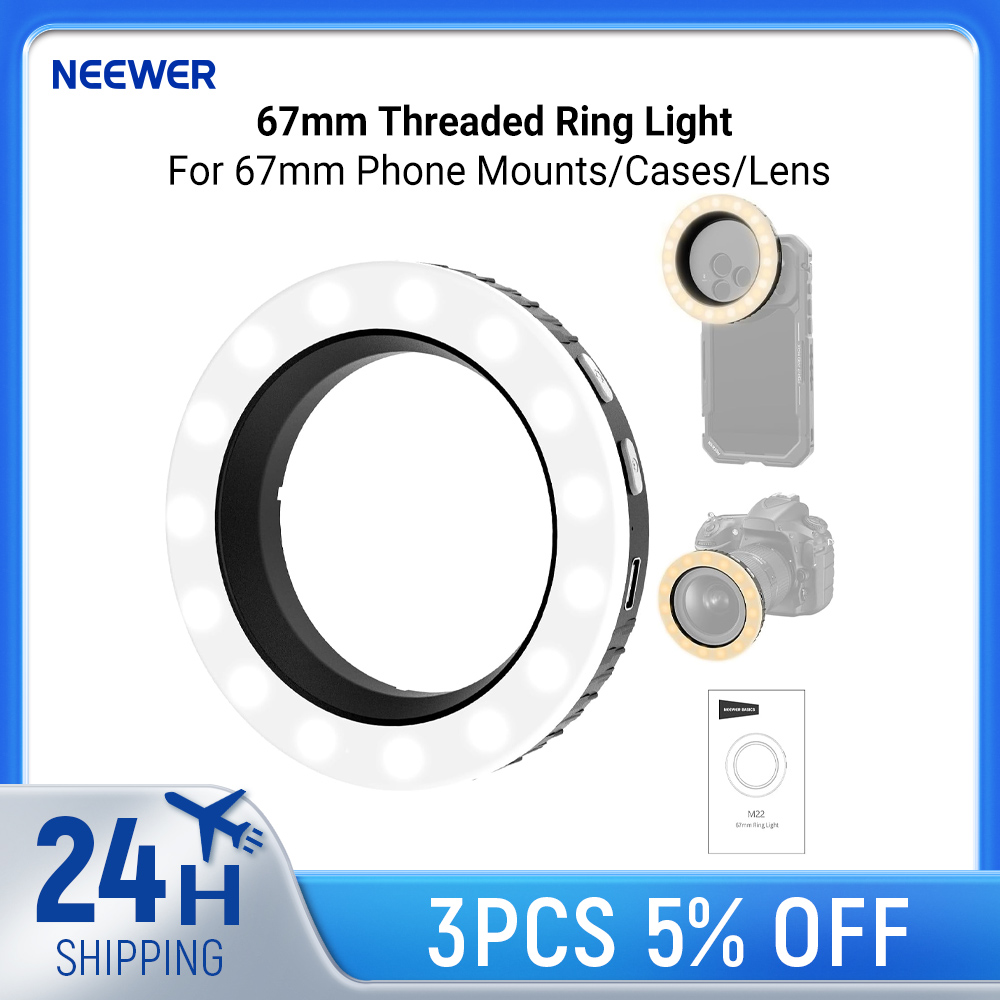 NEEWER Basics 67mm Threaded Ri - огляд і ціна Photography Lighting Overhead