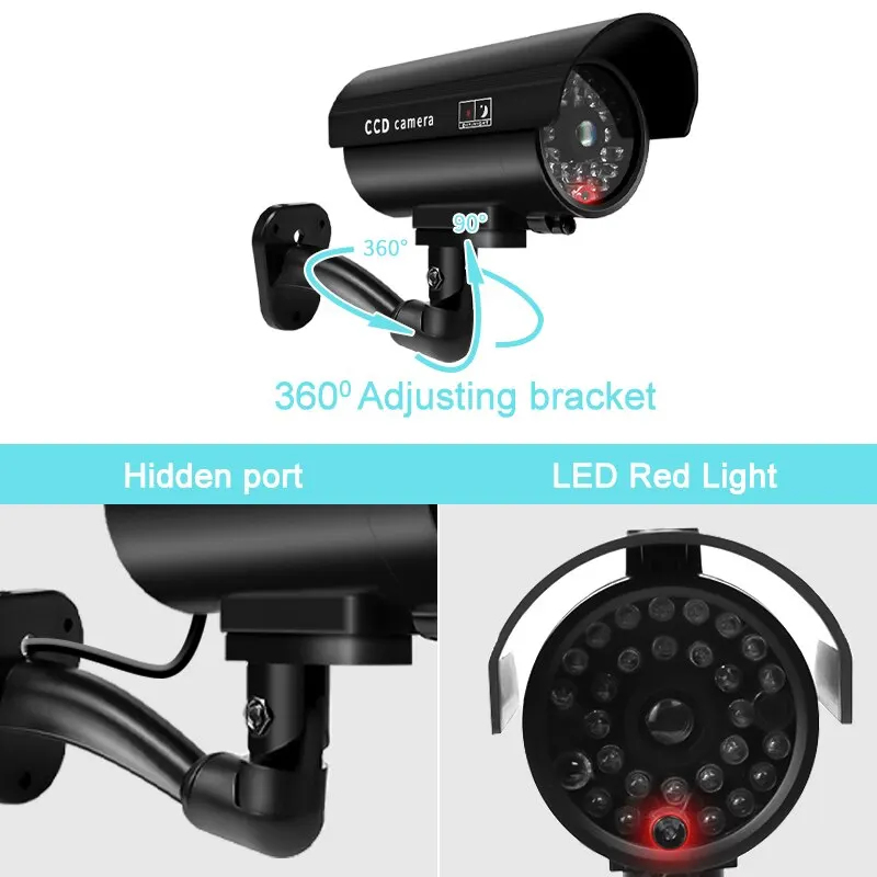 1PC Dummy Security Camera Watr - огляд і ціна Photography Lighting Effects