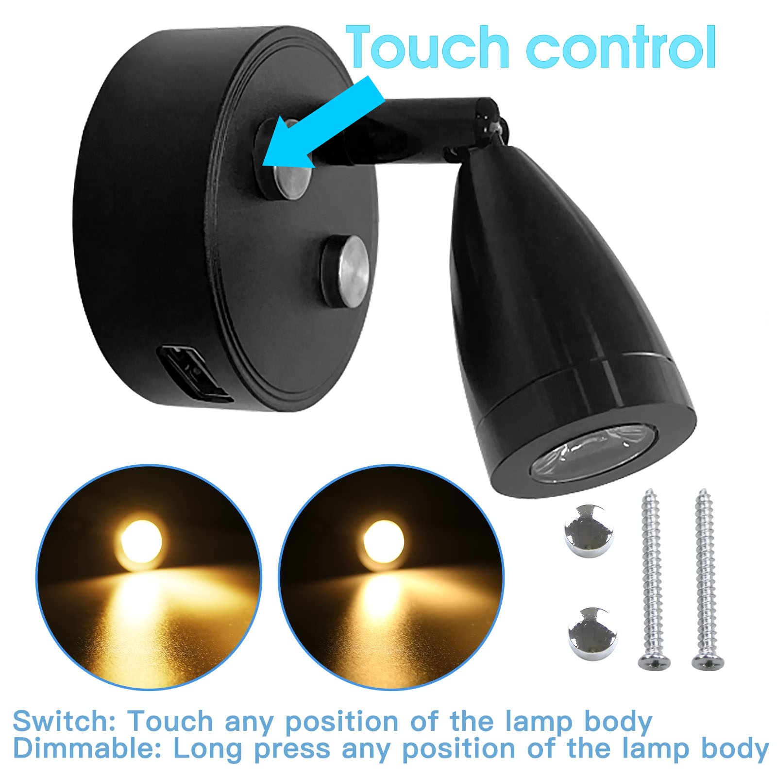 2/1PCS Silver/Black DC 12-24V  - огляд і ціна Interior Photography Lighting