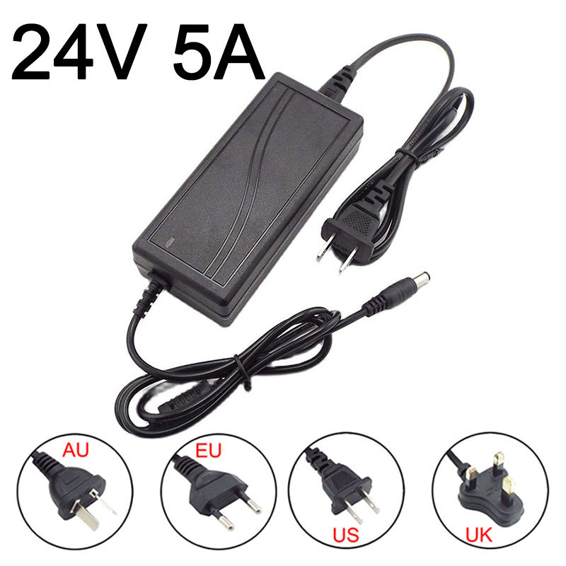 24V 5A 5000ma Power Supply AC  - огляд і ціна Photography Lighting Effects