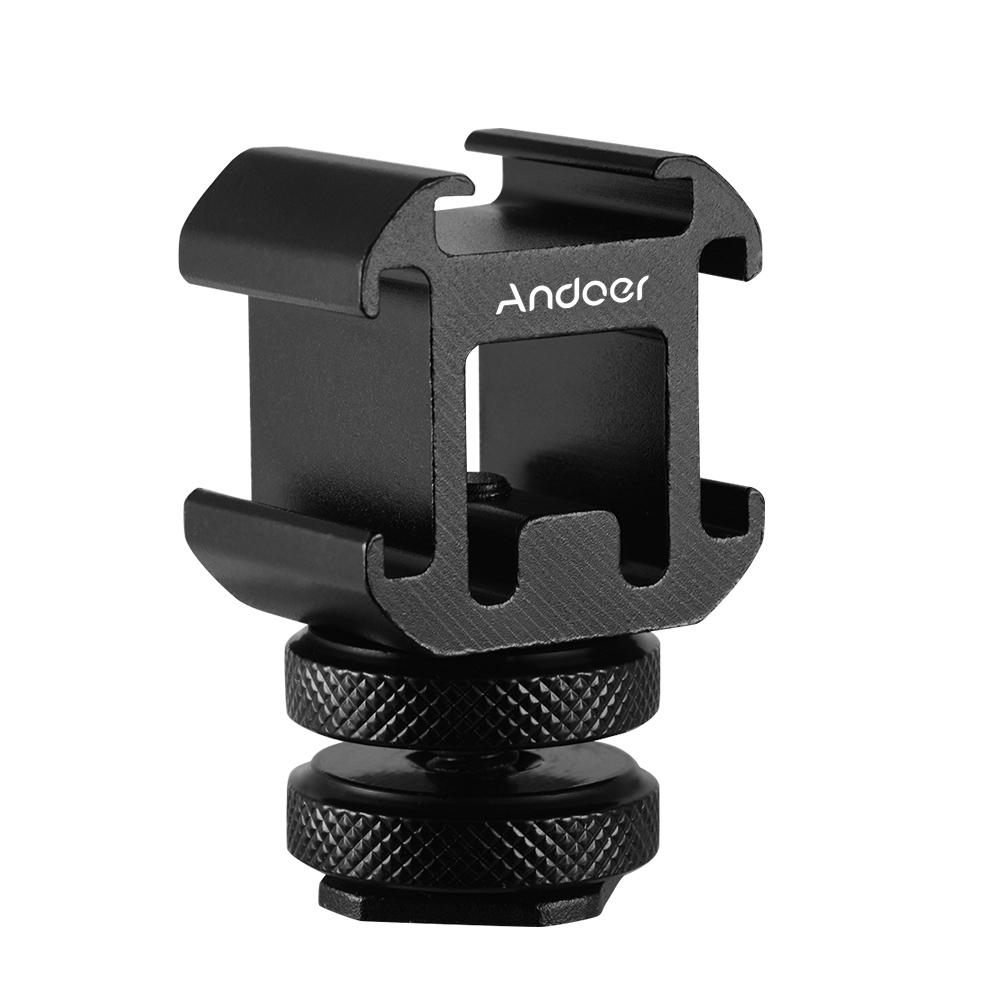 Andoer 3 Cold Shoe Mount Adapt - огляд і ціна Photography Lighting Continuous