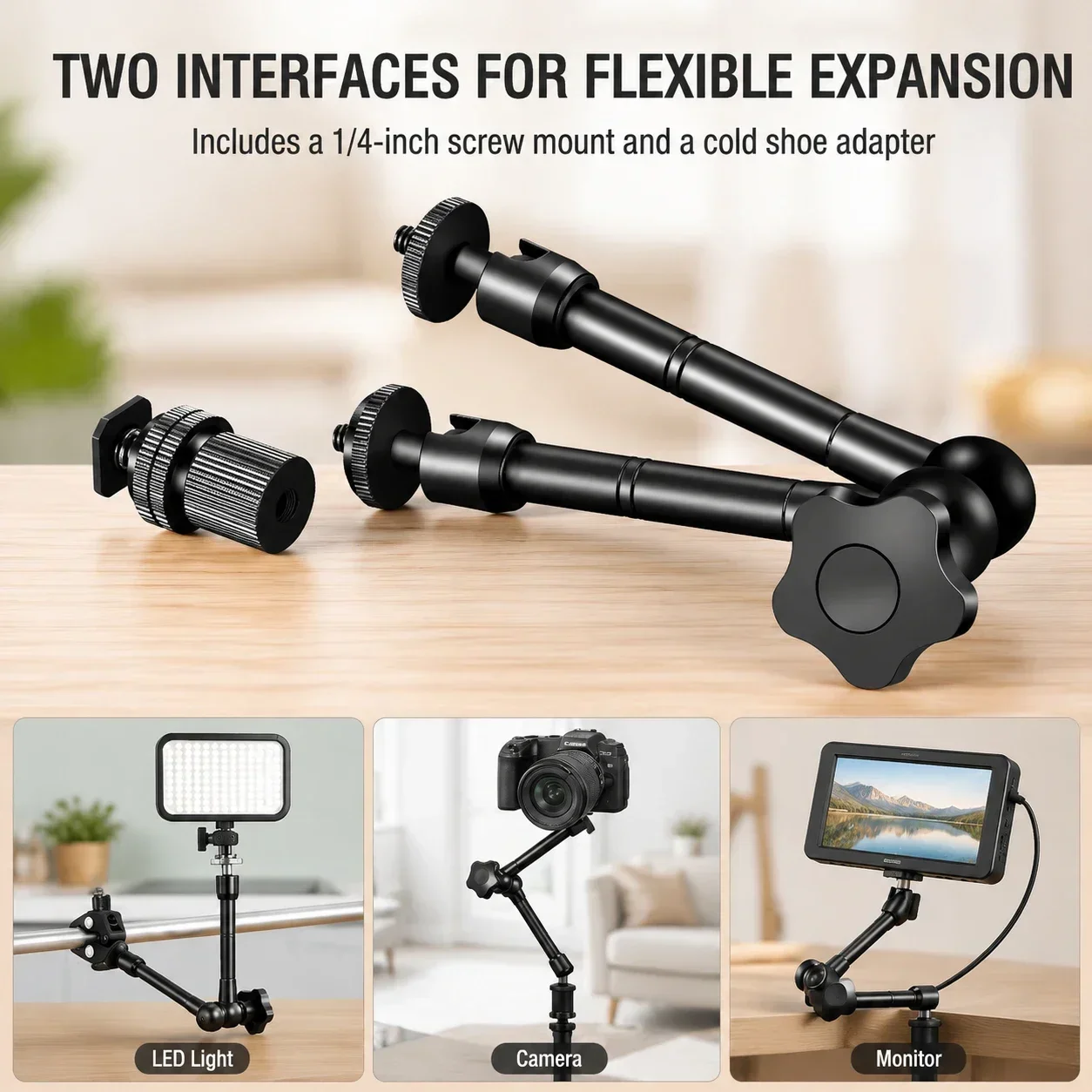 11 inch Magic Arm with Super C - огляд і ціна Photography Lighting Continuous