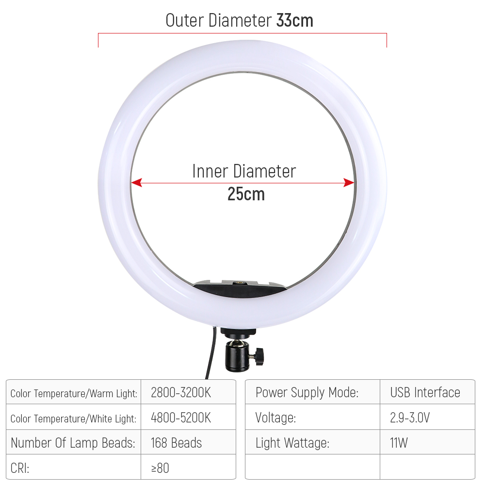 12inch RGB Led Ring Light With - огляд і ціна Photography Lighting Overhead